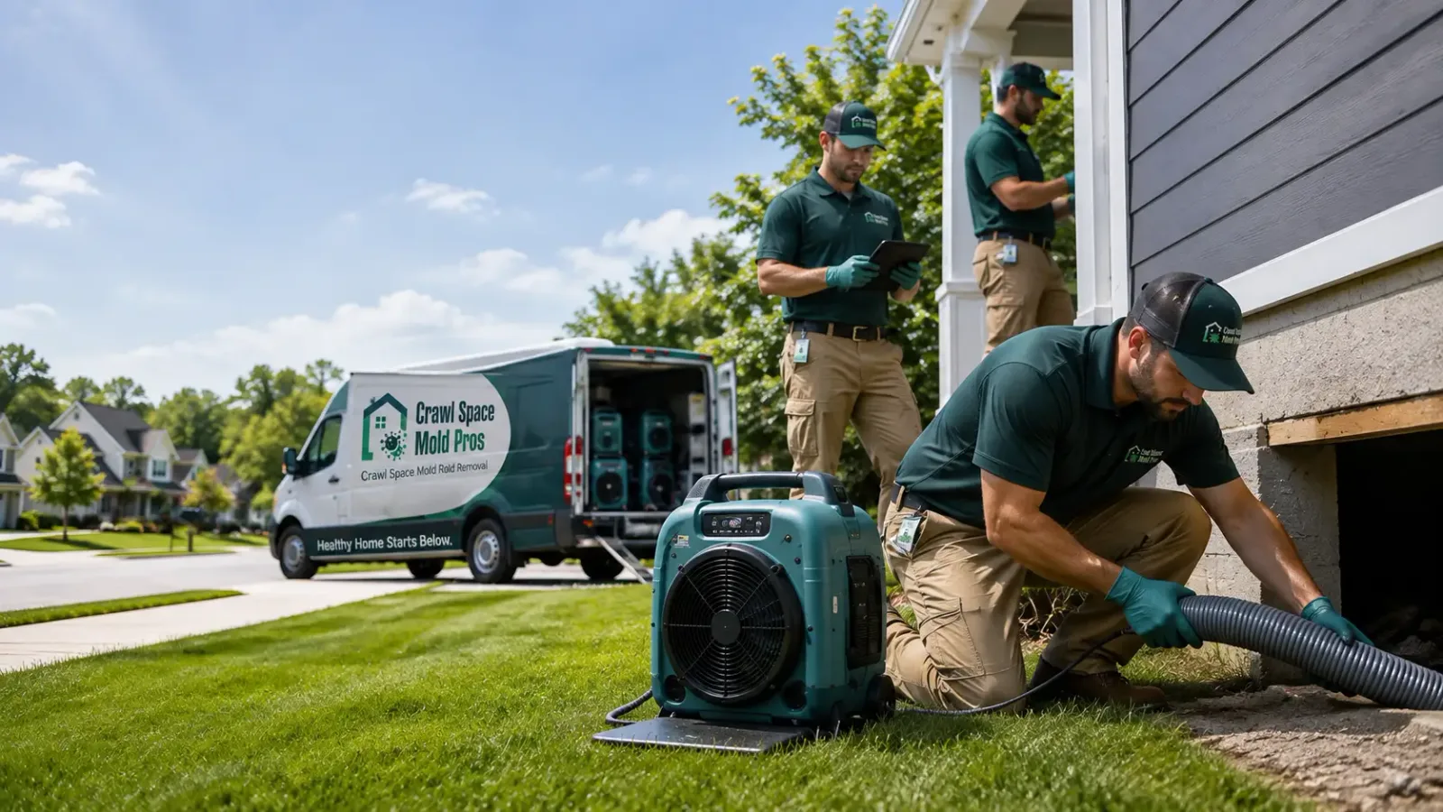 Crawl Space Mold Removal in Conway, MA